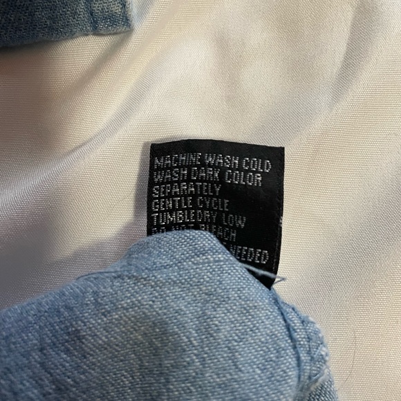 Men’s XL cotton Jean jacket - Picture 6 of 7